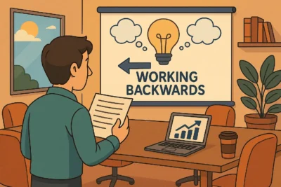 وبینار working backward آمازون در پروداکت پلن