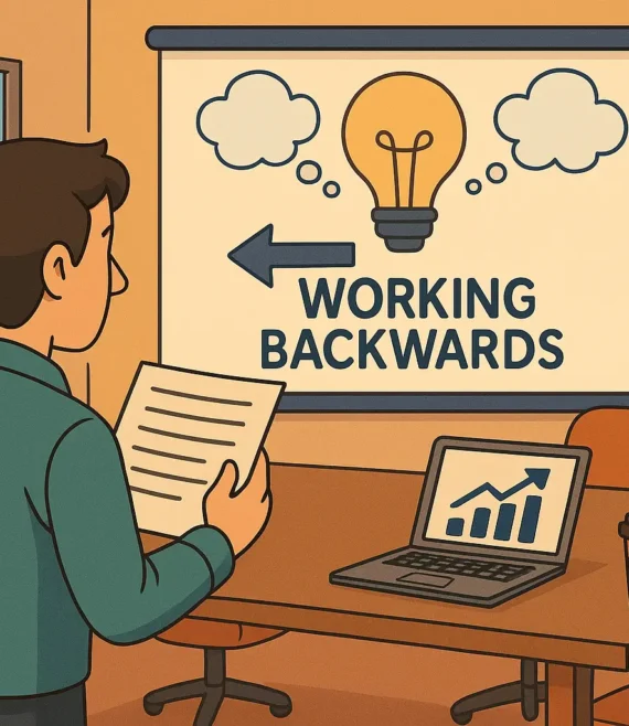 وبینار working backward آمازون در پروداکت پلن