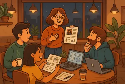 دورهمی رزومه و مصاحبه برای افراد جونیور