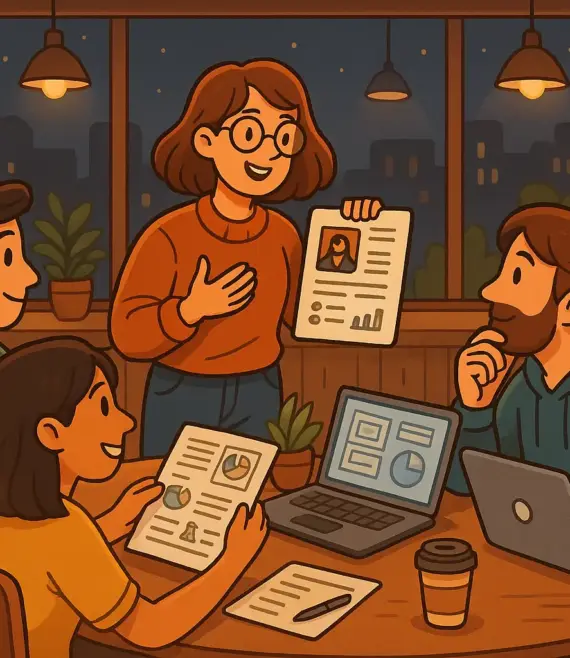 دورهمی رزومه و مصاحبه برای افراد جونیور